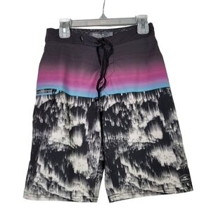 O'NEILL Hyperfreak SZ 25 Board Shorts Swim Surf Purple, Blue, Black & White